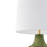 Modern European furniture - Rustic Green Ceramic Table Lamp - www.oroa.com