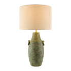 Modern European furniture - Handpainted Green Ceramic Table Lamp - www.oroa.com