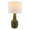 Modern European furniture - Rustic Green Ceramic Table Lamp - www.oroa.com