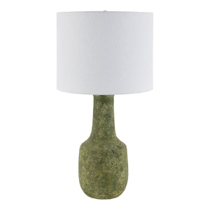   Rustic Green Ceramic Table Lamp | Oroa.com