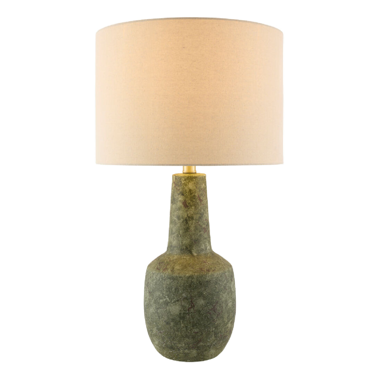   Handpainted Green Ceramic Table Lamp | Oroa.com