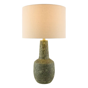   Handpainted Green Ceramic Table Lamp | Oroa.com