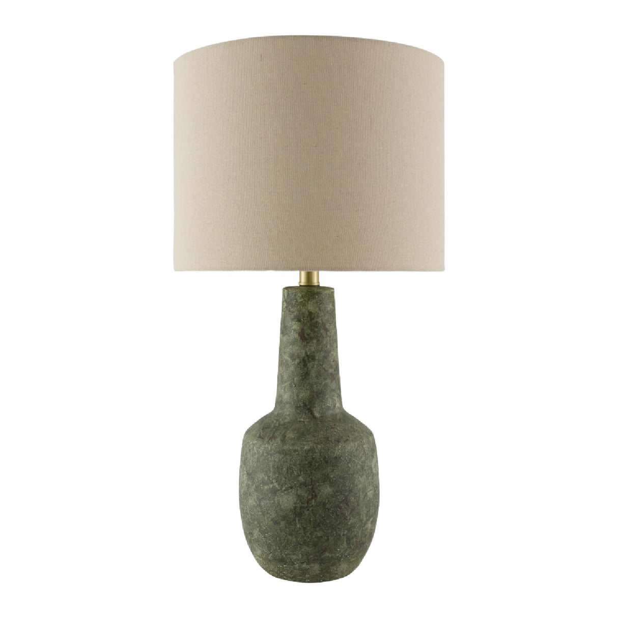   Handpainted Green Ceramic Table Lamp | Oroa.com
