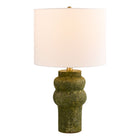 Modern European furniture - Rustic Green Ceramic Table Lamp - www.oroa.com