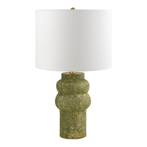   Rustic Green Ceramic Table Lamp | Oroa.com
