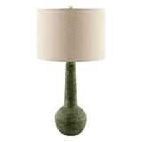Modern European furniture - Handpainted Green Ceramic Table Lamp - www.oroa.com