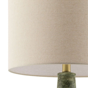   Handpainted Green Ceramic Table Lamp | Oroa.com