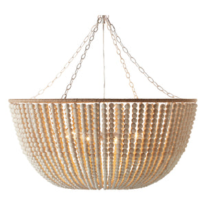   Cream Beaded Pendant Lamp | Oroa.com