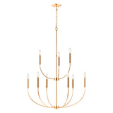 Modern European furniture - Gold 9-Light Chandelier - www.oroa.com