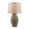 Modern European furniture -  Cement Base Linen Table Lamp - www.oroa.com