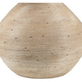 Modern European furniture -  Rounded Cement Linen Table Lamp - www.oroa.com