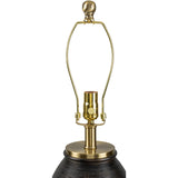 Modern European furniture -  Cement Base Linen Table Lamp - www.oroa.com
