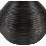 Modern European furniture -  Rounded Cement Linen Table Lamp - www.oroa.com