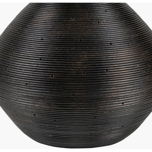   Rounded Cement Linen Table Lamp | Oroa.com