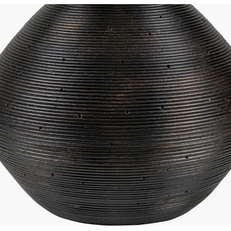 Modern European furniture -  Rounded Cement Linen Table Lamp - www.oroa.com
