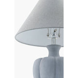 Modern European furniture - Gray Cement Linen Table Lamp - www.oroa.com