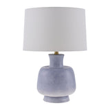 Modern European furniture - Painted Base Linen Table Lamp - www.oroa.com
