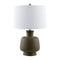 Modern European furniture - Painted Base Linen Table Lamp - www.oroa.com