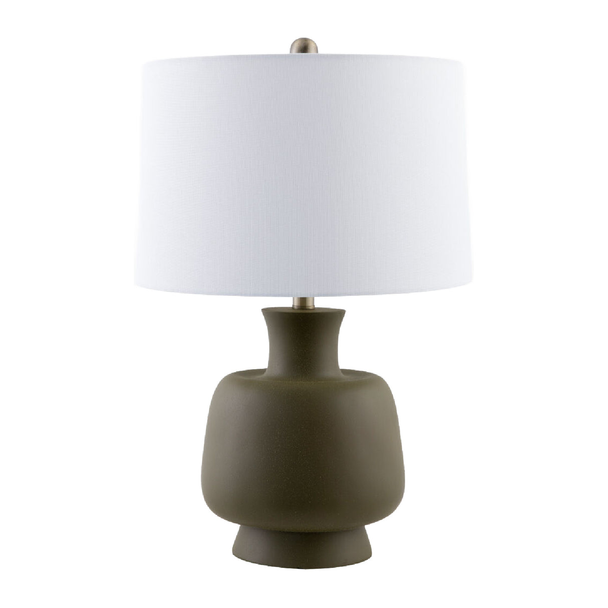   Painted Base Linen Table Lamp | Oroa.com