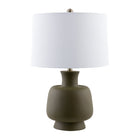 Modern European furniture - Painted Base Linen Table Lamp - www.oroa.com