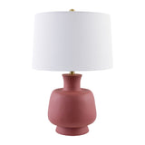 Modern European furniture - Painted Base Linen Table Lamp - www.oroa.com