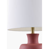 Modern European furniture - Painted Base Linen Table Lamp - www.oroa.com