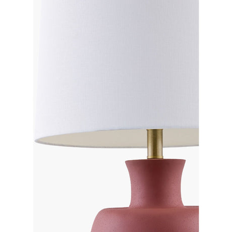 Modern European furniture - Painted Base Linen Table Lamp - www.oroa.com