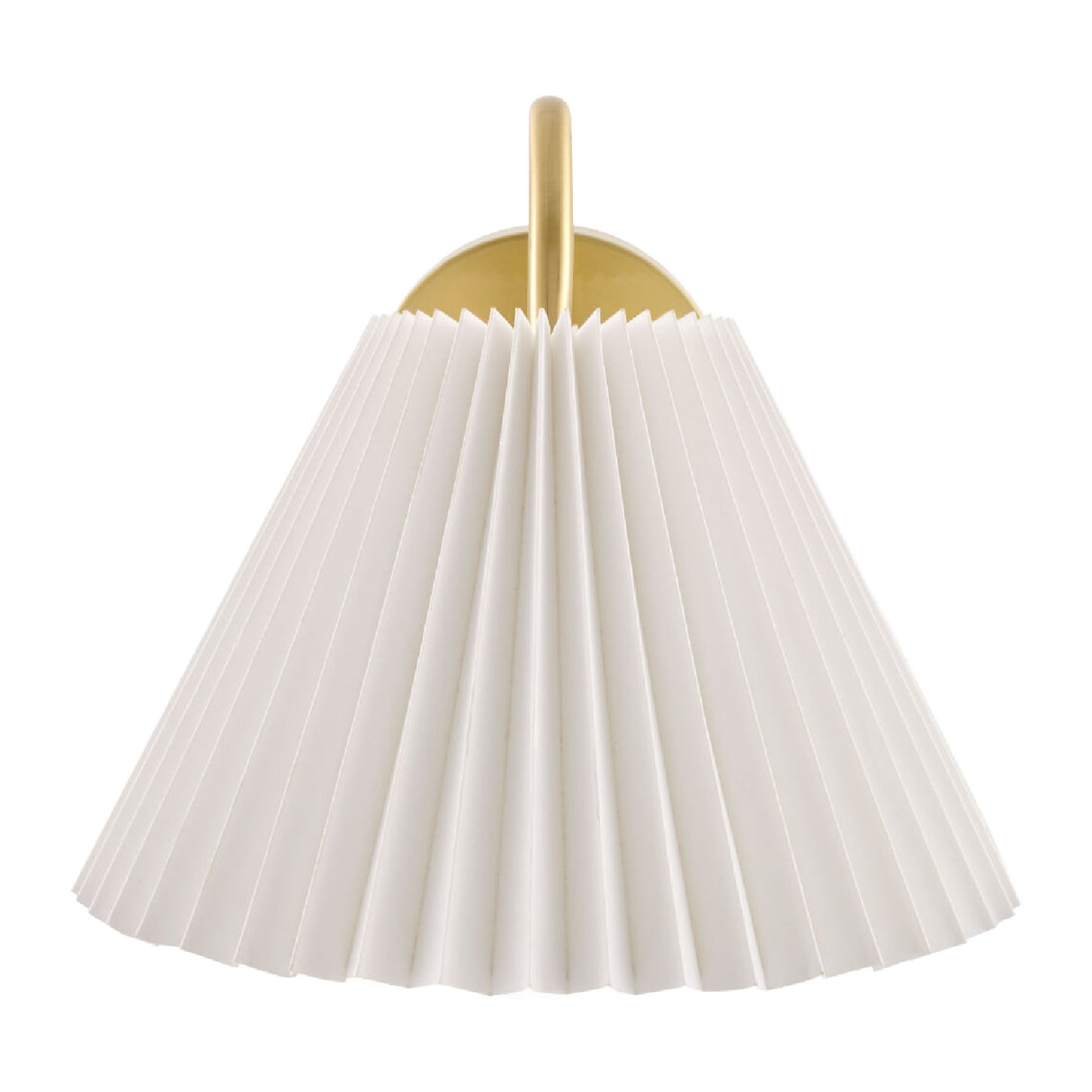   Pleated White Linen Wall Lamp | Oroa.com