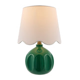 Modern European furniture - Wavy Linen Accent Table Lamp - www.oroa.com