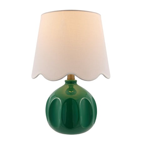 Modern European furniture - Wavy Linen Accent Table Lamp - www.oroa.com