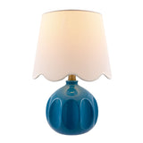 Modern European furniture - Wavy Linen Accent Table Lamp - www.oroa.com