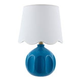 Modern European furniture - Wavy Linen Accent Table Lamp - www.oroa.com