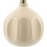 Modern European furniture - Wavy Linen Accent Table Lamp - www.oroa.com