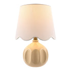 Modern European furniture - Wavy Linen Accent Table Lamp - www.oroa.com