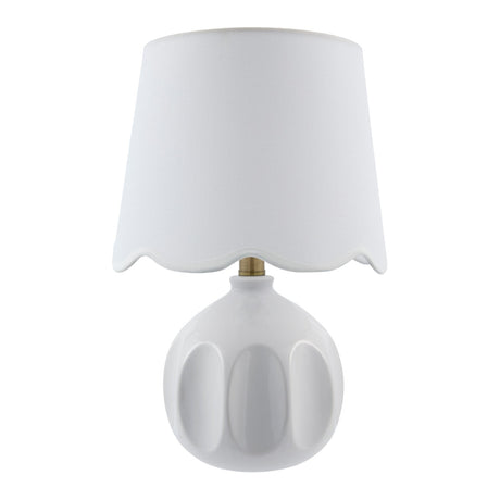Modern European furniture - Wavy Linen Accent Table Lamp - www.oroa.com