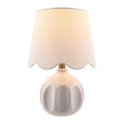 Modern European furniture - Wavy Linen Accent Table Lamp - www.oroa.com