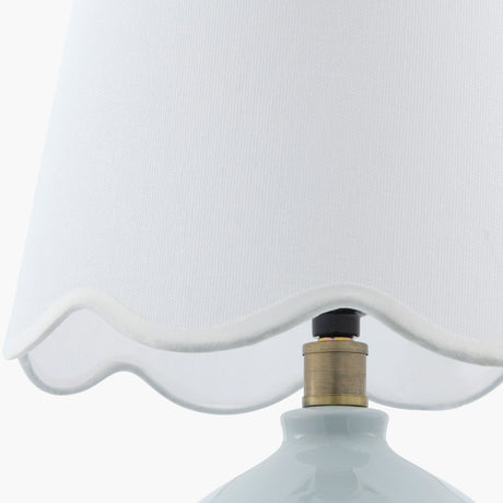 Modern European furniture - Wavy Linen Accent Table Lamp - www.oroa.com
