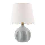 Modern European furniture - Wavy Linen Accent Table Lamp - www.oroa.com