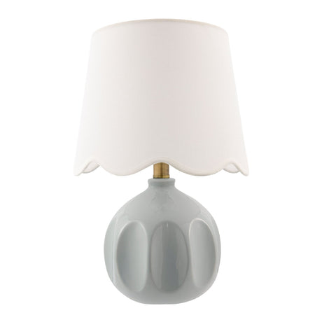 Modern European furniture - Wavy Linen Accent Table Lamp - www.oroa.com