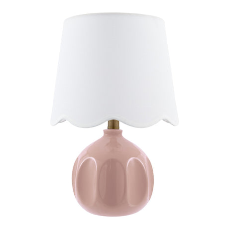 Modern European furniture - Wavy Linen Accent Table Lamp - www.oroa.com