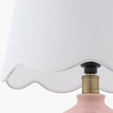 Modern European furniture - Wavy Linen Accent Table Lamp - www.oroa.com