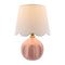 Modern European furniture - Wavy Linen Accent Table Lamp - www.oroa.com