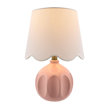 Modern European furniture - Wavy Linen Accent Table Lamp - www.oroa.com