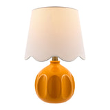 Modern European furniture - Wavy Linen Accent Table Lamp - www.oroa.com
