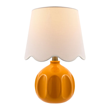 Modern European furniture - Wavy Linen Accent Table Lamp - www.oroa.com