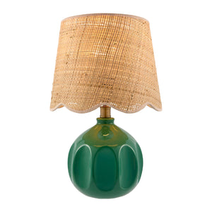   Wavy Rattan Accent Table Lamp | Oroa.com