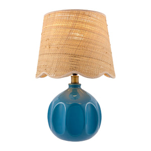   Wavy Rattan Accent Table Lamp | Oroa.com