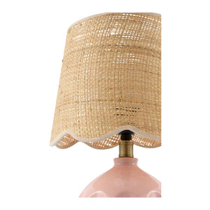   Wavy Rattan Accent Table Lamp | Oroa.com