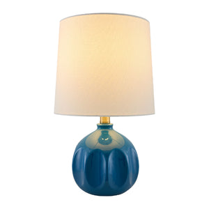   Linen Carved Ceramic Table Lamp | Oroa.com