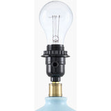 Modern European furniture - Linen Carved Ceramic Table Lamp - www.oroa.com